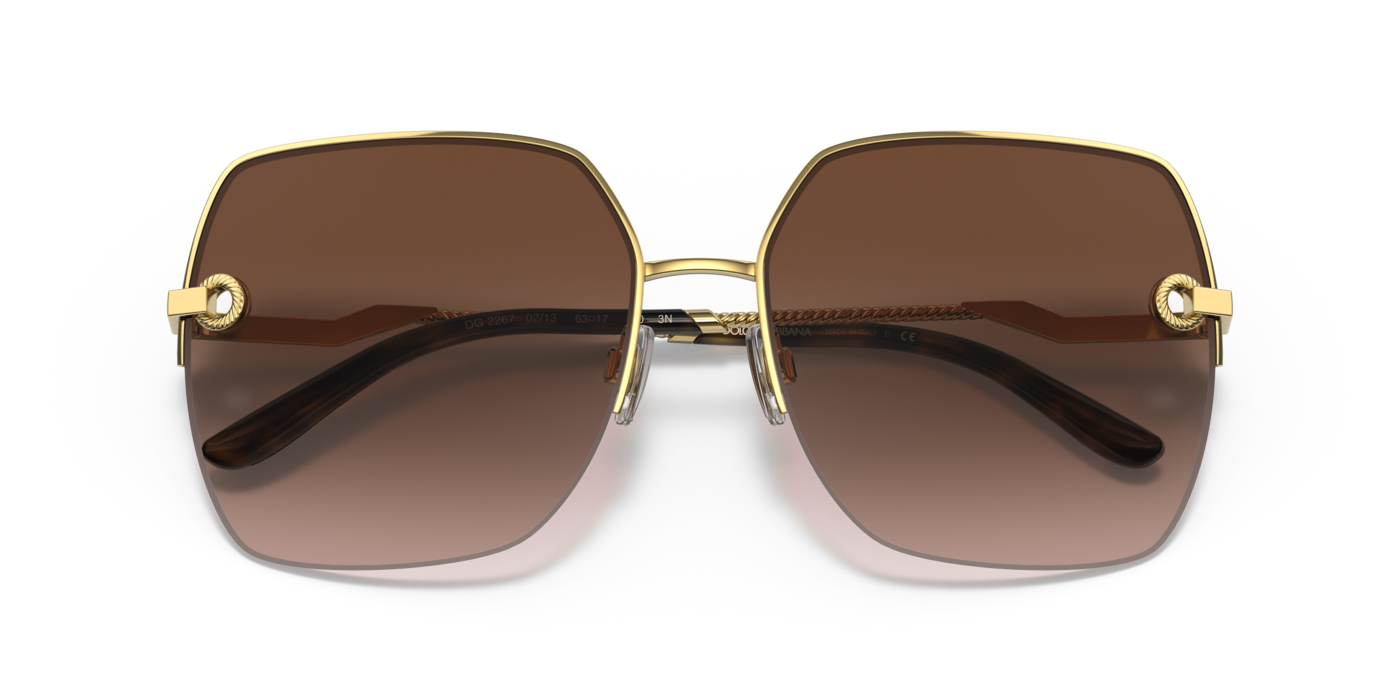 Dolce & Gabbana 2267 02/13 63 Ekartman Kadın Güneş Gözlüğü - 5