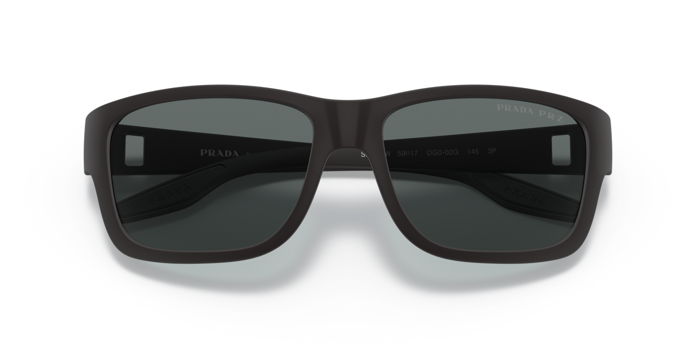 Prada 01WS DG002G 59 Ekartman Erkek Güneş Gözlüğü - 5