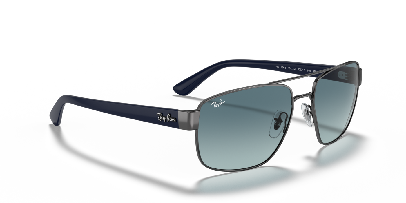 Ray-Ban 3663 004/3M 60 Ekartman Erkek Güneş Gözlüğü - 4
