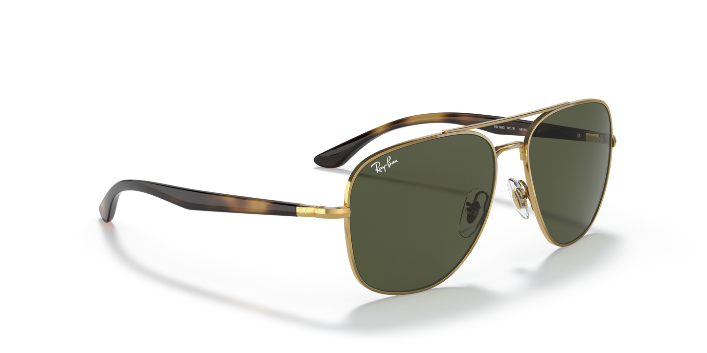 Ray-Ban 3683 001/31 59 Ekartman Unisex Güneş Gözlüğü - 4