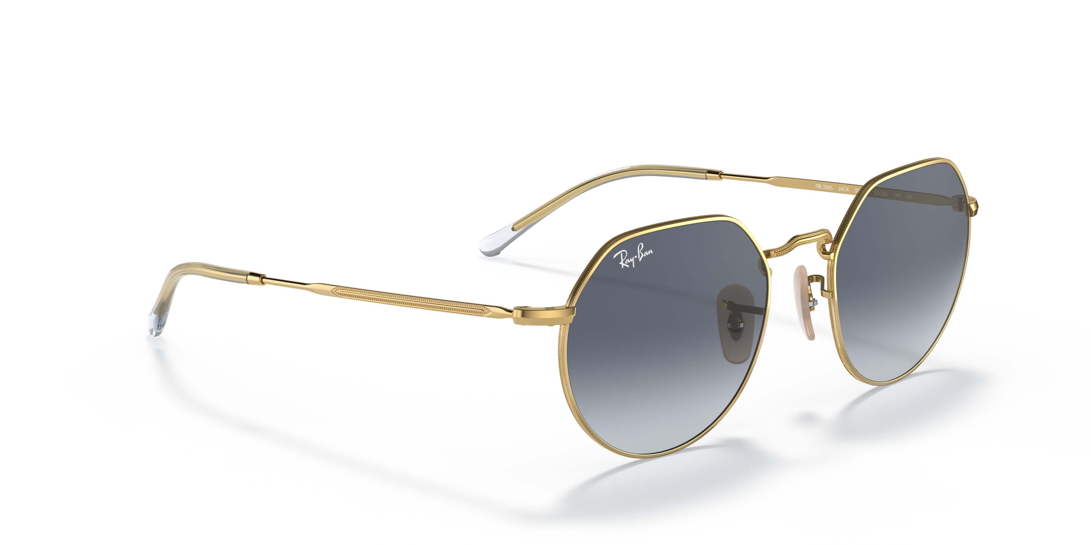 Ray-Ban 3565 001/86 53 Ekartman Unisex Güneş Gözlüğü - 4