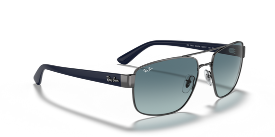 Ray-Ban 3663 004/3M 60 Ekartman Erkek Güneş Gözlüğü - 4