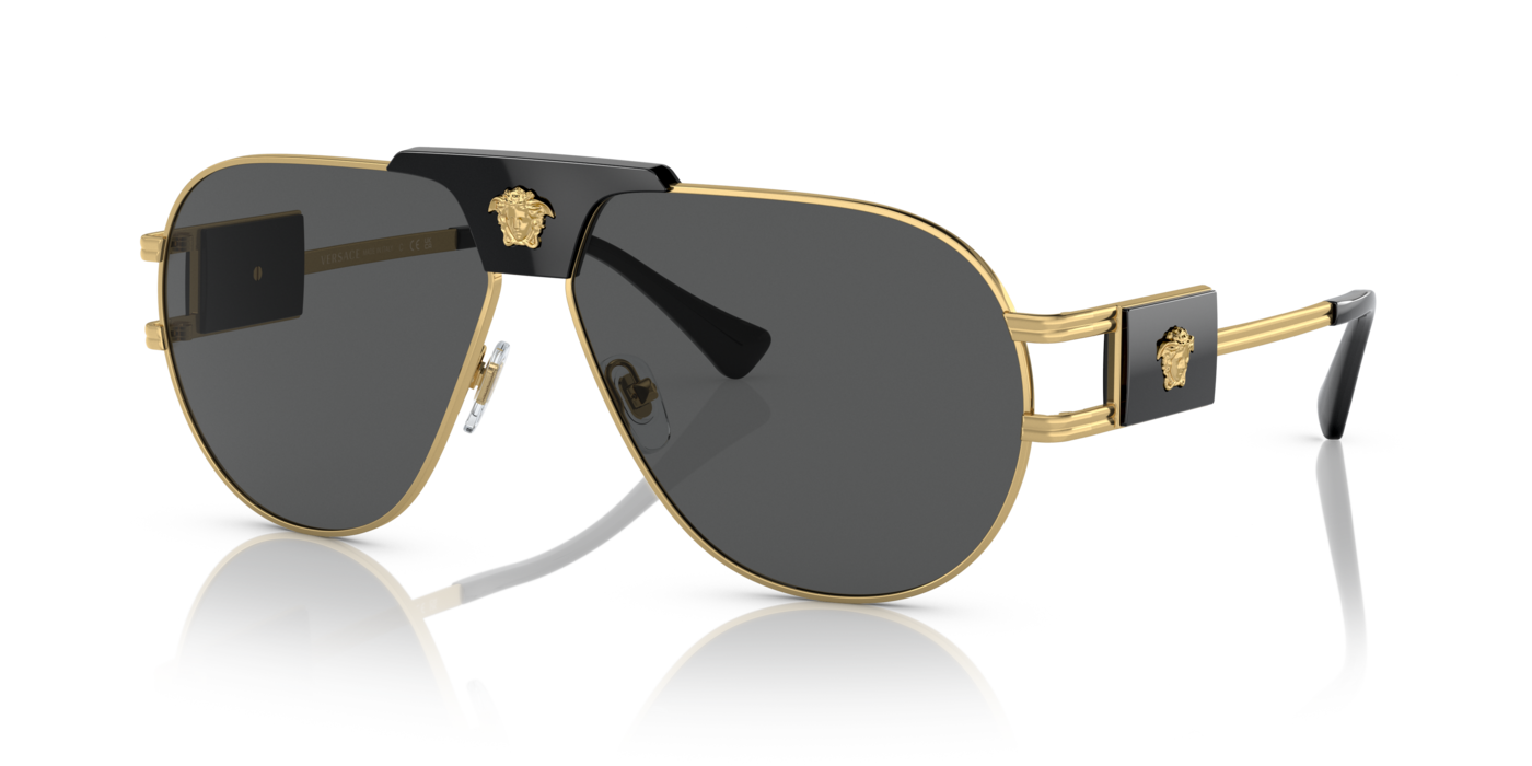 Versace 2252 100287 63 Ekartman Erkek Güneş Gözlüğü - 1